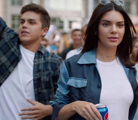 Jenner Kendall screen reklama pepsi