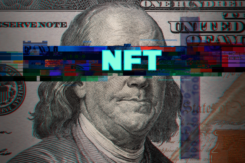 NFT on 100 dollars bill
